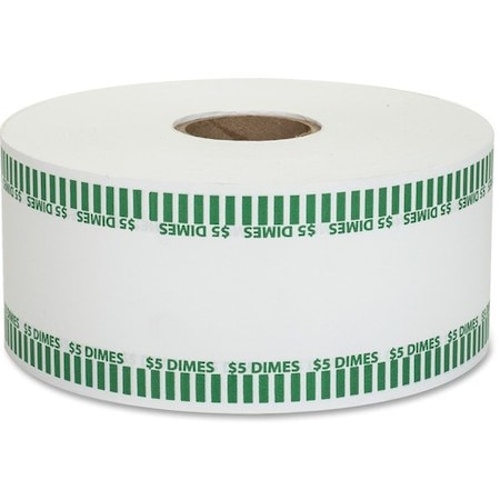 Coin-Tainer Coin Wrapper, Auto, Dime, 1 ft. PQP50010